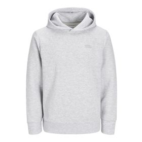 Jack & Jones Jjestaple Sweat Hood Light Grey Melange Erkek Sweatshirt