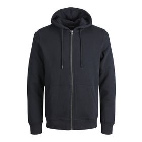 Jack & Jones Jjestar Black Basic Sweat Zip Hood Noos Erkek Sweatshirt