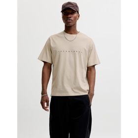 Jack & Jones Jjestar Jj Tee Ss Noos Moonbeam Erkek T-shirt