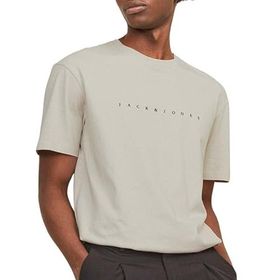 Jack & Jones Jjestar Jj Tee Ss Noos Moonbeam Erkek T-shirt