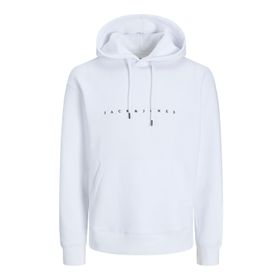 Jack & Jones Jjestar Sweat Hood Noos Beyaz Erkek Sweatshirt