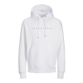 Jack & Jones Jjestar Sweat Hood Noos Beyaz Erkek Sweatshirt