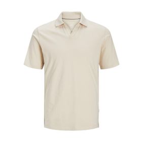 Jack & Jones Jjesummer Linen SS LN Apricot Ice Polo Erkek T-shirt