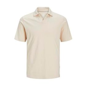 Jack & Jones Jjesummer Linen SS LN Apricot Ice Polo Erkek T-shirt