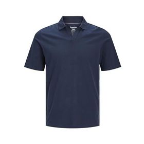 Jack & Jones Jjesummer Linen SS LN Navy Blazer Polo Erkek T-shirt