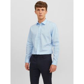 Jack & Jones JJJOE Shirt LS Plain Cashmere Blue Erkek Gömlek