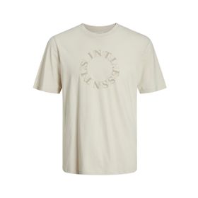 Jack & Jones Jjlee Tee Ss Crew Neck Kırık Beyaz Erkek T-shirt