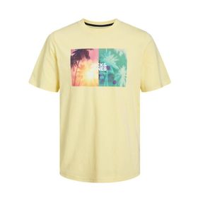 Jack & Jones Jjnavin Tee SS Fransız Vanilya Bisiklet Yaka Erkek T-shirt