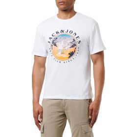 Jack & Jones Jjowen Summer Tee Ss Beyaz Bisiklet Yaka Erkek T-shirt