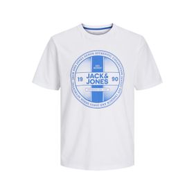 Jack & Jones Jjrio Tee Ss Beyaz Bisiklet Yaka Erkek T-shirt