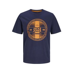 Jack & Jones Jjrio Tee Ss Lacivert Navy Blazer Bisiklet Yaka Erkek T-shirt