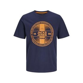 Jack & Jones Jjrio Tee Ss Lacivert Navy Blazer Bisiklet Yaka Erkek T-shirt