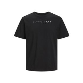 Jack & Jones Jjsetra Tee Ss Crew Neck Siyah Erkek T-shirt