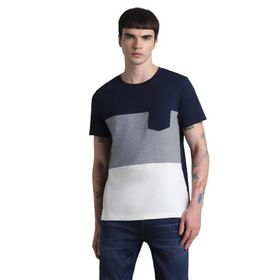Jack & Jones Jjshane Tee SS Lacivert Navy Blazer Bisiklet Yaka Erkek T-shirt
