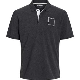 Jack & Jones JJVerner Polo SS Gri Kısa Kollu Erkek T-shirt