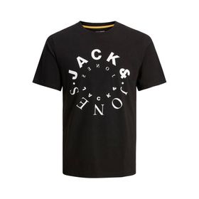 Jack & Jones Jjwarrior Tee Ss Crew Neck Siyah Erkek T-shirt