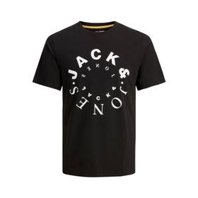 Jack & Jones Jjwarrior Tee Ss Crew Neck Siyah Erkek T-shirt
