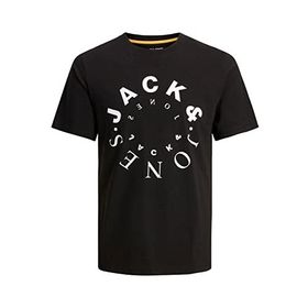 Jack & Jones Jjwarrior Tee Ss Crew Neck Siyah Erkek T-shirt