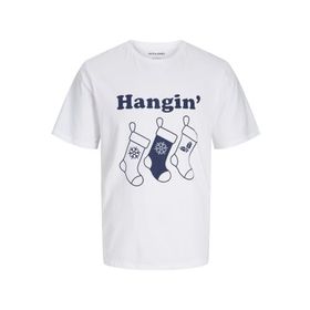 Jack & Jones Jjxmas One Color Funny Tee Ss Scarab Bisiklet Yaka Erkek T-shirt
