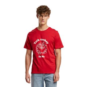Jack & Jones Jjxmas One Color Funny Tee Ss Scarlet Sage Bisiklet Yaka Erkek T-shirt