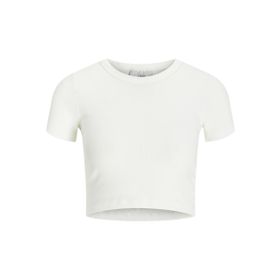 Jack & Jones Jjxx Jxflorie Ss Rib Tee Noos Parlak Beyaz Kadın T-shirt