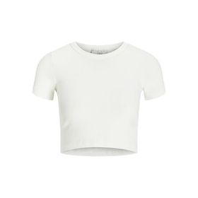 Jack & Jones Jjxx Jxflorie Ss Rib Tee Noos Parlak Beyaz Kadın T-shirt