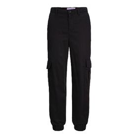 Jack & Jones Jjxx Jxholly Rlx Cargo Hw Pant Pnt Noos Black Kadın Pantolon