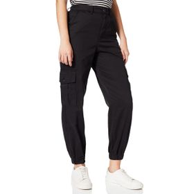 Jack & Jones Jjxx Jxholly Rlx Cargo Hw Pant Pnt Noos Black Kadın Pantolon