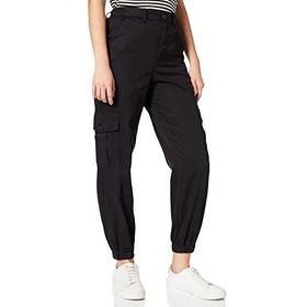 Jack & Jones Jjxx Jxholly Rlx Cargo Hw Pant Pnt Noos Black Kadın Pantolon