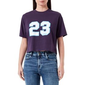 Jack & Jones Jjxx Jxjoda Soft Rlx SS Tee Jrs Purple Velvet Print 23 Kadın T-shirt