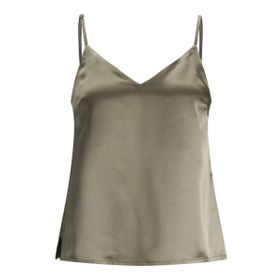 Jack & Jones Jjxx Jxmalia Satin Top WVN Noos Brindle Kadın T-shirt