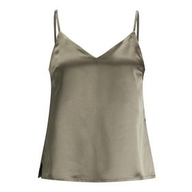 Jack & Jones Jjxx Jxmalia Satin Top WVN Noos Brindle Kadın T-shirt