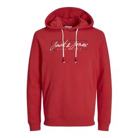 Jack & Jones JJZURI SWEAT HOOD LN Kırmızı Erkek Sweatshirt