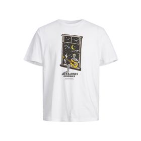 Jack & Jones Jorafterlife Tee Ss Crew Neck Sn Polo Parlak Beyaz Erkek T-shirt