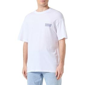 Jack & Jones Jorancient Tee Ss Crew Neck Tg Parlak Beyaz Baskı Tatil Erkek T-shirt