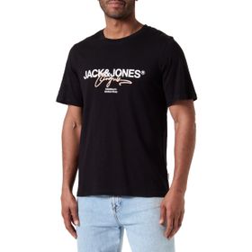 Jack & Jones Joraruba Branding Tee Ss Crew Neck Siyah Erkek T-shirt