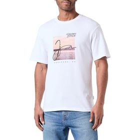 Jack & Jones Joraruba Photo Parlak Beyaz Tee Ss Crew Erkek T-shirt