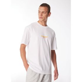Jack & Jones Joraruba Puff Branding Tee Ss Parlak Beyaz Bisiklet Yaka Erkek T-shirt