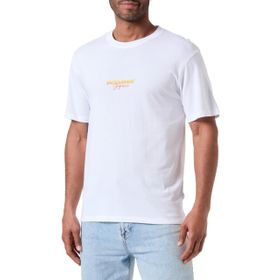 Jack & Jones Joraruba Puff Branding Tee Ss Parlak Beyaz Bisiklet Yaka Erkek T-shirt