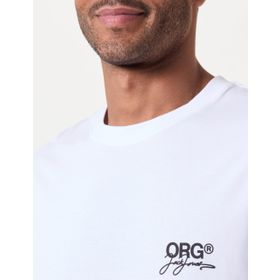 Jack & Jones Joraruba Siyah AOP Back Tee Ss Crew Erkek T-shirt