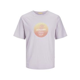 Jack & Jones Joraruba Sunset Branding TEE SS C.N Lila Erkek T-shirt