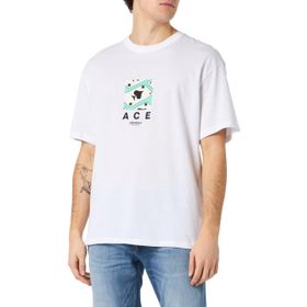Jack & Jones Jorblockpop Tee SS Crew Neck TG Parlak Beyaz Erkek T-shirt