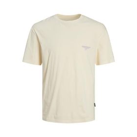 Jack & Jones Jorbora Branding Tee Ss Crew Neck Blk Tereyağı Krema Erkek T-shirt
