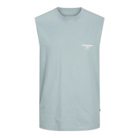Jack & Jones Jorbora Oversize Sleeveless C.N BLK Yeşil Erkek T-shirt