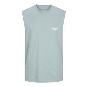 Jack & Jones Jorbora Oversize Sleeveless C.N BLK Yeşil Erkek T-shirt