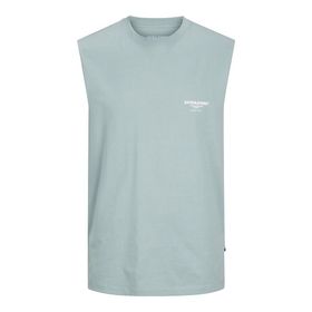 Jack & Jones Jorbora Oversize Sleeveless C.N BLK Yeşil Erkek T-shirt