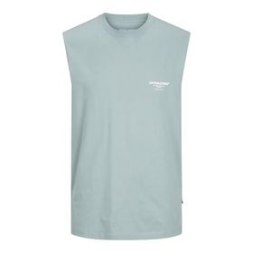 Jack & Jones Jorbora Oversize Sleeveless C.N BLK Yeşil Erkek T-shirt