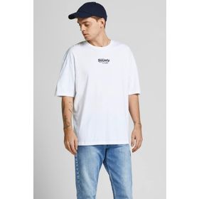 Jack & Jones Jorbrink Club Photo Kısa Kollu Bisiklet Yaka Erkek Beyaz Xl T-Shirt