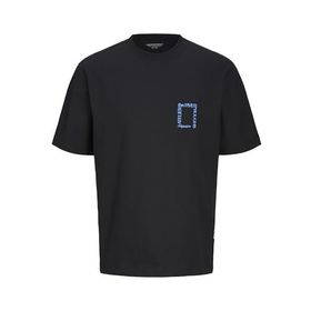 Jack & Jones Jorbrooklyn Graphic Back Tee Ss C.n Siyah Erkek T-shirt