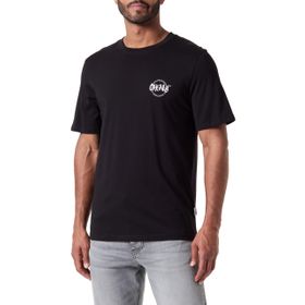 Jack & Jones Jorbushwick Circle Tee SS Siyah Bisiklet Yaka Erkek T-shirt